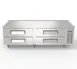 Hubert 166200 84" 4 Drawers Refrigerated Chef Base, Marine Edge, 19.1 cu. ft., Steel Top, 115V 1 image