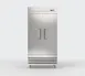 Hubert 166229 39.5" 2-Solid Door Reach-In Refrigerator, 29.73 cu. ft., Stainless Steel Exterior, Bottom Mounted 1 image