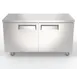 Hubert 184986 60" 2-Door Undercounter Refrigerator, Stainless Steel, 15 cu. ft., Front Breathing 1 image