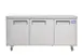 Hubert 208145 72" 3-Door Undercounter Refrigerator, Stainless Steel, 17 cu. ft. 1 image