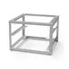 Moyer Diebel 17RS Rack Stand, 17"H, (2) Open Glass Rack Shelves Underneath 1 image