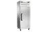 Omcan USA 50114 32" 1-Door Solid Door Reach-In Refrigerator, 21.5 cu. ft., Top Mounted, Stainless Steel 1 image
