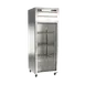 Omcan USA 50118 32" 1-Glass Door Reach-In Refrigerator, 21.5 cu. ft., Top Mounted, Stainless Steel 1 image