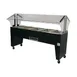 Advance Tabco B5-240-B-S 77" Portable Hot Food Buffet Table, (5) Open Wells  1 image