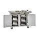 Cres Cor H339264AC Insulated Mobile Serving Cart, (2) Open Wells 1 image