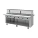 Piper Products 6-HF 88" Elite 500 Hot Food Unit, (6) Sealed Wells 1 image