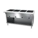 NBR Equipment HT-4SW-240B 58" Hot Food Table Enclosed Open Storage Base, (4) Sealed Wells 1 image