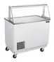 Omcan USA 50120 (FR-CN-0047) 47" Ice Cream Dipping Cabinet w/ Curved Sneeze Guard 1 image