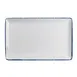 Steelite 7068MM300 Rectangle Tray, 12" x 7.5", Blue Dapple Melamine, Dishwasher Safe - 1 Dozen 1 image