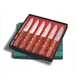 Dexter 31560 Steak Knives Set, 11", 4" Stamped High‑Carbon Steel Blade, Rosewood Wood Handle - Set 1 image