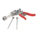 Omcan USA 10080 Dial-O-Matic Meat Pump, 2 Needle Set, Hand Kitchen Injector, Stainless Steel 1 image