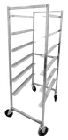 Omcan USA 27056 Stainless Steel Mobile Full Size Universal Pan Rack w/ (6) 18" x 26" Pan Capacity  1 image
