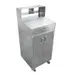 Omcan USA 43470 Mobile Stainless Steel Receiving Desk with Sloped Top, Lockable Storage 1 image