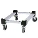 Omcan USA 44554 Food Carrier Dolly, 58.5L Capacity, Black/Silver Finish 1 image