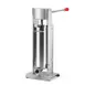 Omcan USA 44924 Elite Series All Stainless Steel Vertical Two-Speed Gear-Driven Manual Sausage Stuffer with 15 lb. Capacity 1 image
