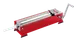 Omcan USA 48162 Trento Manual Sausage Stuffer, 22 lbs. Capacity, Stainless Steel, Horizontal, Red Enameled Steel 1 image