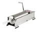 Omcan USA 48166 Trento Manual Sausage Stuffer, 22 lb Capacity, Stainless Steel, Horizontal Gear Drive 1 image