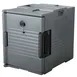 Omcan USA 80184 Front Loading Insulated Food Pan Carrier, 6 Pan Capacity, Polypropylene, Gray 1 image