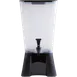 Omcan USA 81122 Juice & Beverage Dispenser - Single 20‑Qt Poly Tank, Black Base, Tap, NSF 1 image