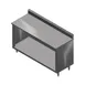 John Boos 4CO6R5-3060 Open Front Work Table with Optional Mid-Shelf, Backsplash / 60"W X 30"D 1 image