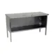 John Boos EBOS4-30132 Open Front Work Table with Mid-Shelf, Flat Top / 132"W X 30"D 1 image