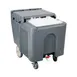 CAC China ICCD-126 Ice Caddy, 31-1/2" L x 23" W x 29-3/8" H, 126 lb Gray Plastic with Sliding Cover 1 image