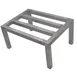 Channel ADE1824 Aluminum Dunnage Rack w/ 2000 lb. Capacity - 24"W x 18"D x 12"H 1 image