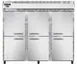 Continental Refrigerator 3RENSAPTHD-SD-GD 85.5" 3-Section Pass-Thru Refrigerator, 75 cu. ft., Solid & Glass Doors 1 image