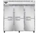 Continental Refrigerator 3RNSAPTHD-SD-GD 72" 3-Section Pass-Thru Refrigerator, 72 cu. ft., Top Mounted 1 image