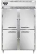 Continental Refrigerator D2RNSSPTHD-SD-GD 77" 2-Section Pass-Thru Refrigerator, 50 cu. ft., 8-Half Doors 1 image