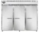Continental Refrigerator D3RENSAPT-SD-GD 85-1/5" 3-Section Pass-Thru Refrigerator, 75 cu. ft., Top Mounted 1 image