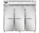 Continental Refrigerator D3RNSSPT-SD-GD 72" 3-Section Pass-Thru Refrigerator, 72 cu. ft., Top Mounted 1 image