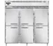 Continental Refrigerator D3RNSSPTHD-SD-GD 87" 3-Section Pass-Thru Refrigerator, 72 cu. ft., Top Mounted 1 image