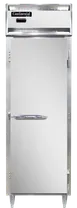 Continental DL1W-SA-PT-SD-GD 1-Section Heated Holding Cabinet, 21 cu ft, Stainless Steel, Pass-Thru, Full-Height Steel Door & Rear Glass 1 image