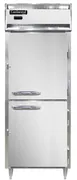 Continental DL1WE-SA-PT-HD-SD-GD 1-Section Heated Holding Cabinet, 22 cu ft, Stainless Steel, Pass-Thru, Half-Height Glass & Steel Doors 1 image