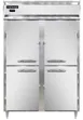 Continental DL2W-SA-PT-HD-SD-GD 2-Section Heated Holding Cabinet, 50 cu ft, Stainless Steel/Aluminum, Glass & Stainless Steel Doors 1 image