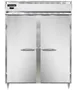 Continental DL2WE-SA-PT-SD-GD 2-Section Heated Holding Cabinet, 52 cu ft, Stainless Steel Ext/Int, Pass-Thru 1 image