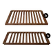 Dry Ager DU1229 - 3 Full & 1 Half Stained Beech Wood Shelf Package, UX 1500/1550 PRO, Ideal for Wine 1 image