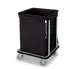 Forbes Industries 1106-B Laundry Cart w/ 6 Bushel Capacity, Black Vinyl Bumper, Black Cloth Bag 1 image