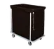 Forbes Industries 1112 Laundry Cart w/ 12 Bushel Capacity, Heavy Duty Black Cloth Bag 1 image
