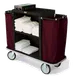 Forbes Industries 2192-36 Plastic Housekeeping Cart w/ (2) Shelves - 30" W x 19" D x 36" H 1 image