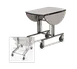 Forbes 4959-WDS Room Service Table 36"L x 43"W Oval Laminated Wood Top Tilt‑Up, Drop Leaves, Brakes 1 image