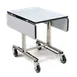 Forbes Industries 4962 Table 35½"L x 39½"W Tilt HPL Vinyl Edge 2 Tri‑Fold Leaves Casters W/ Brakes 1 image