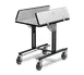 Forbes Industries 4972 Table, 35-1/2" x 39-1/2", Laminate Top, Black Steel Frame, Ultra‑Lock 1 image