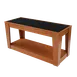 Forbes Industries 5200-5 Rectangular Mobile Induction Table w/ Wood Veneer with Trend Glass/Stone Countertop 1 image