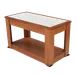 Forbes Industries 5206-5 Rectangular Mobile Induction Table w/ Glass/Stone Countertop 1 image