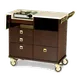 Forbes Industries 5635 Mobile Flambe Cart w/ Butane Electronic Igniting Burner, Avonite Top, Hardwood Veneer Cabinet 1 image