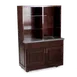 Forbes Industries 5868 Hardwood Mobile Back Bar with (4) Glass Shelves, Avonite Countertop 1 image