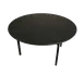 Forbes Industries 600-60DI-MX#-### Maxx Edge Folding Table, Round, 60" Dia., Laminate Surface, Black Poured Polyurethane Edge 1 image