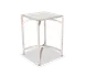Forbes Industries 7023T-30 EcoFlex Elite Trend Series Square Folding Table, 24"W x 24"D x 30"H, Stainless Steel Frame 1 image